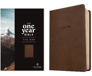 bokomslag NLT The One Year Bible for Men, Rustic Brown