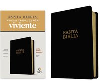 bokomslag Santa Biblia Ntv, Letra Super Gigante (Sentipiel, Negro, Letra Roja)