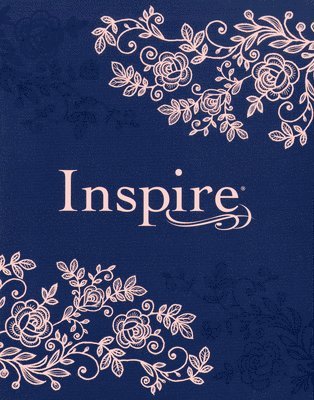 bokomslag Inspire Bible NLT (Hardcover Leatherlike, Navy)