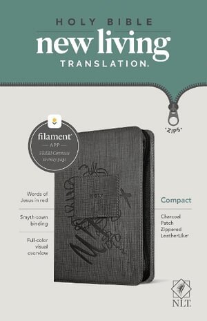 Tyndale - NLT Compact Zipper Bible, Filament-Enabled Edition, Inbunden