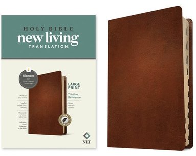 bokomslag NLT Large Print Thinline Reference Bible, Filament Edition