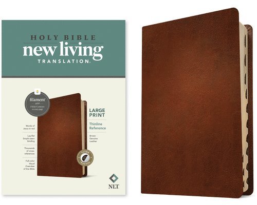 NLT Large Print Thinline Reference Bible, Filament Edition 1