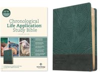 bokomslag NLT Chronological Life Application Study Bible, Second Edition (Leatherlike, Palm Forest Teal)