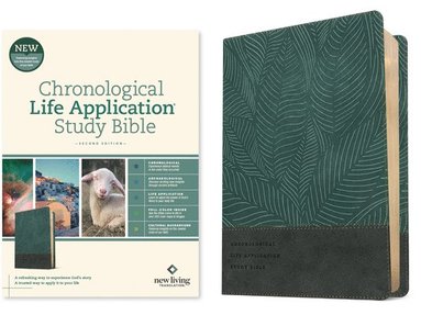 bokomslag NLT Chronological Life Application Study Bible, Second Edition (Leatherlike, Palm Forest Teal)