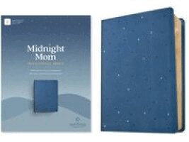 New Living Translation - NLT Midnight Mom Devotional Bible, Starlit Navy, Inbunden