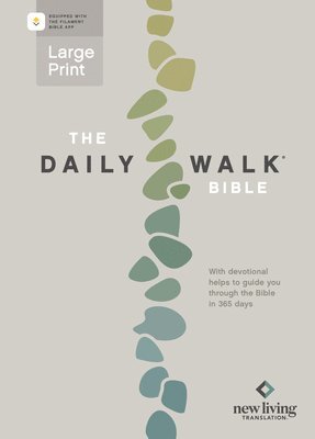 Tyndale, New Living Translation - Daily Walk Bible Large Print NLT (Softcover, Filament Enabled), Häftad