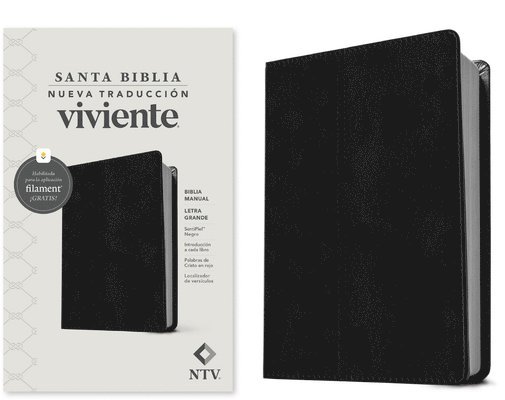 Biblia Manual NTV, Letra Grande Con Filament