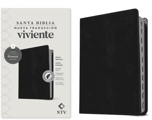 Biblia Manual NTV, Letra Grande Con Filament