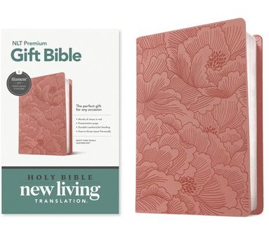 bokomslag NLT Premium Gift Bible, Filament Enabled, Dusty Pink