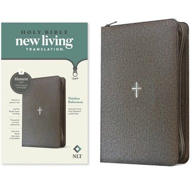 bokomslag NLT Thinline Reference Zipper Bible, Filament Enabled