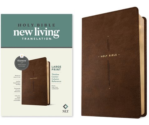 NLT Large Print Thinline Center-Column Reference Bible 1