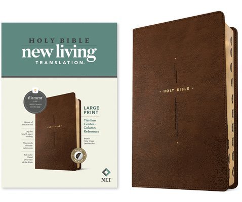 NLT Large Print Thinline Center-Column Reference Bible 1