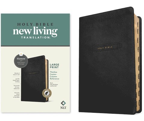 NLT Large Print Thinline Center-Column Reference Bible 1