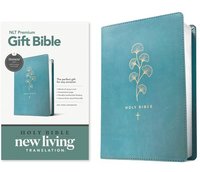 bokomslag NLT Premium Gift Bible, Filament Enabled, Teal Cross