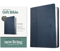 bokomslag NLT Premium Gift Bible, Filament Enabled, Blue Cross