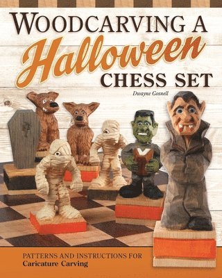 Woodcarving a Halloween Chess Set 1