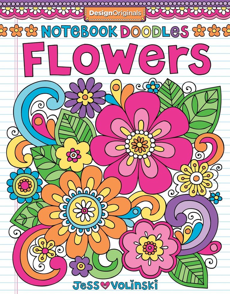 Jess Volinski - Notebook Doodles Flowers, Häftad