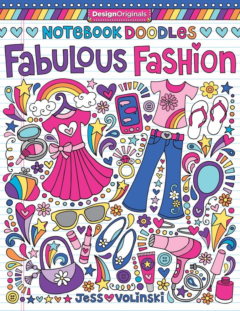 Jess Volinski - Notebook Doodles Fabulous Fashion, Häftad