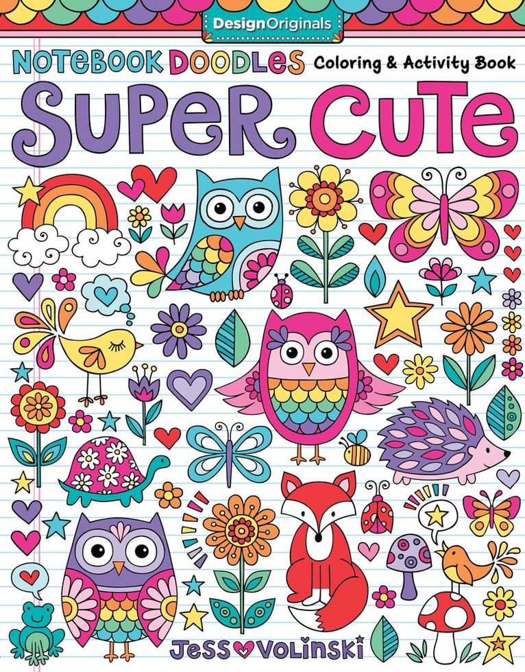 Jess Volinski - Notebook Doodles Super Cute, Häftad