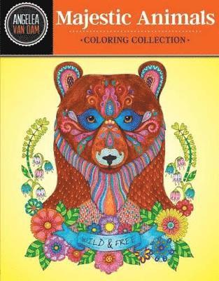 Hello Angel Majestic Animals Coloring Collection 1