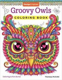 bokomslag Groovy Owls Coloring Book