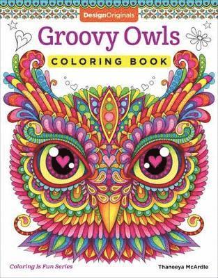 bokomslag Groovy Owls Coloring Book