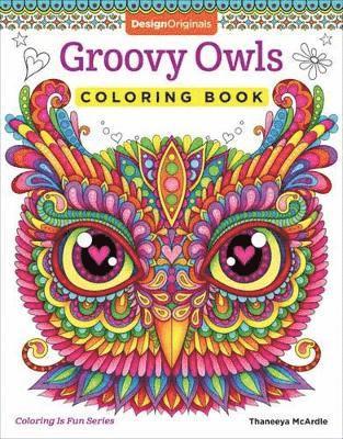 Groovy Owls Coloring Book