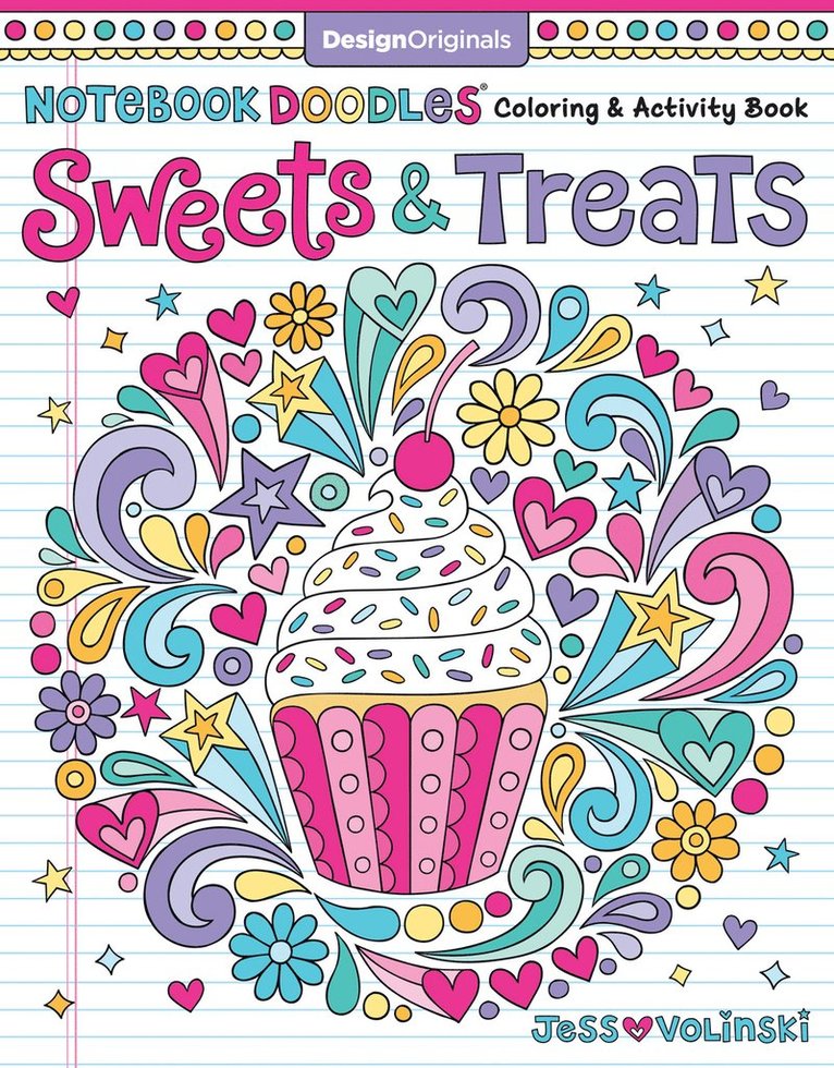 Jess Volinski - Notebook Doodles Sweets & Treats, Häftad