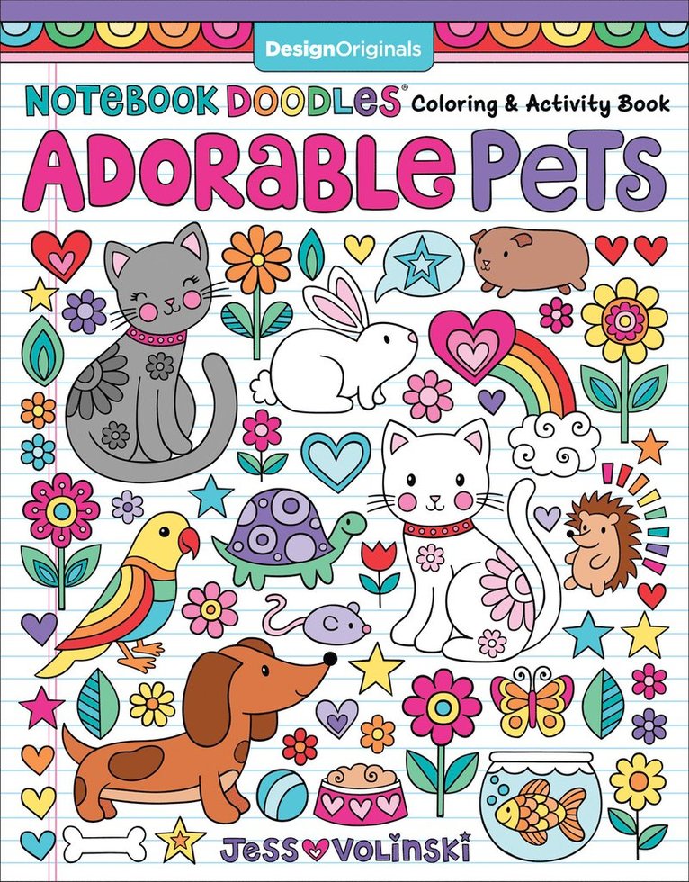 Jess Volinski - Notebook Doodles Adorable Pets, Häftad