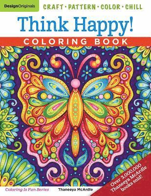 bokomslag Think Happy! Coloring Book