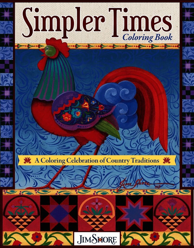 Simpler Times Coloring Book