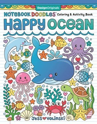 bokomslag Notebook Doodles Happy Ocean