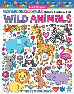 bokomslag Notebook Doodles Wild Animals