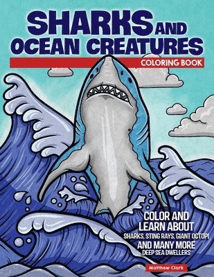 bokomslag Sharks and Ocean Creatures Coloring Book