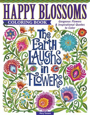 bokomslag Happy Blossoms Coloring Book