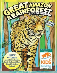 bokomslag Great Amazon & Rainforest Coloring Book