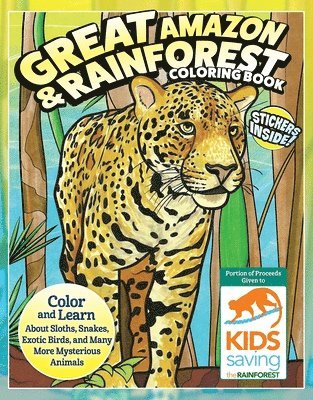 bokomslag Great Amazon & Rainforest Coloring Book