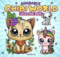 bokomslag Adorable Chibi World Coloring Book