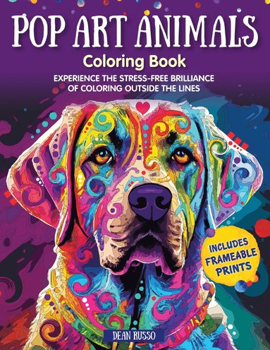 bokomslag Pop Art Animals Coloring Book