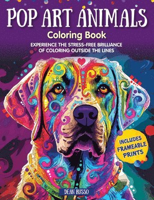 Pop Art Animals Coloring Book 1