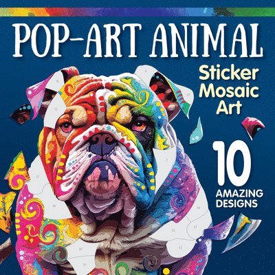 Pop-Art Animal Sticker Mosaic Art