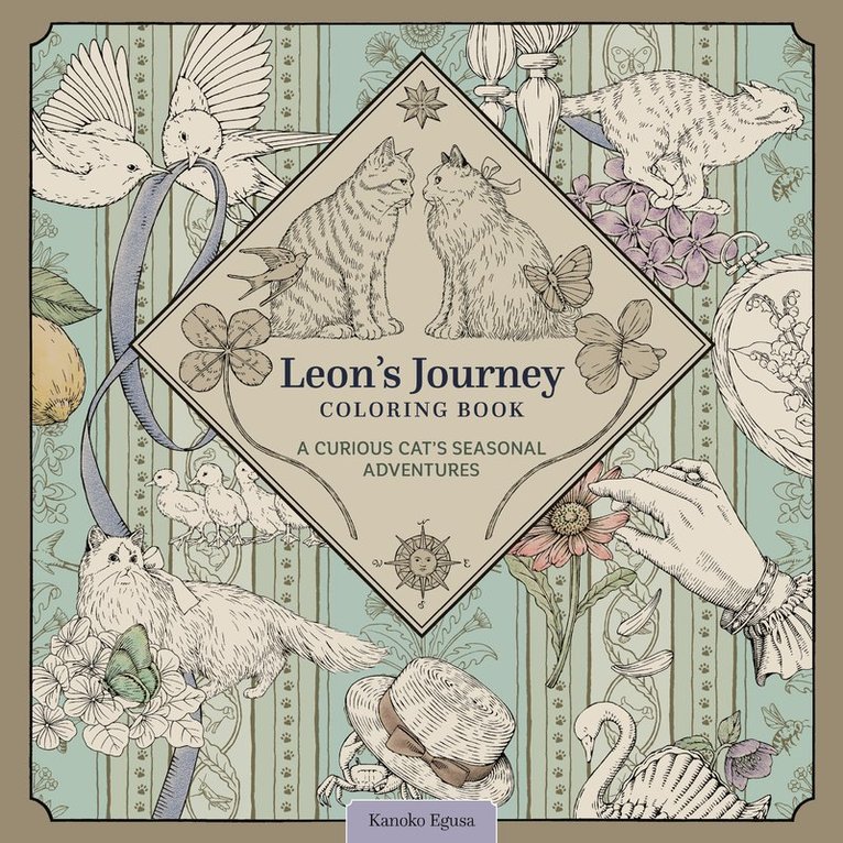 Kanoko Egusa - Leon's Journey Coloring Book, Häftad