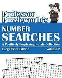 Puzzleworth - Professor Puzzleworth's Number Searches (Volume 2): A Positively Perplexing Puzzle Collection - Large Print, Häftad