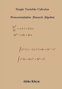 bokomslag One Variable Calculus: Banach Algebra