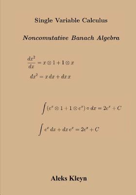 One Variable Calculus: Banach Algebra 1