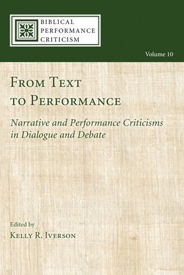 bokomslag From Text to Performance