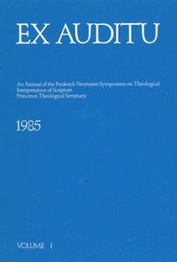 bokomslag Ex Auditu - Volume 01