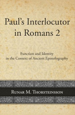 bokomslag Paul's Interlocutor in Romans 2