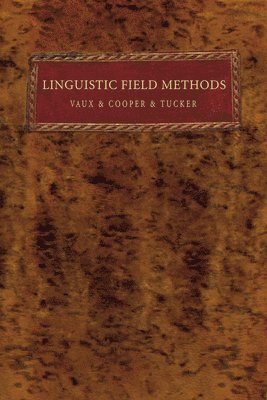 Linguistic Field Methods 1