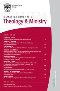 bokomslag McMaster Journal of Theology and Ministry